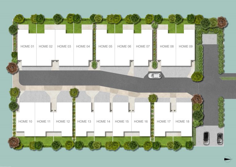 Construction and mezzanine facility for 18-townhouse development